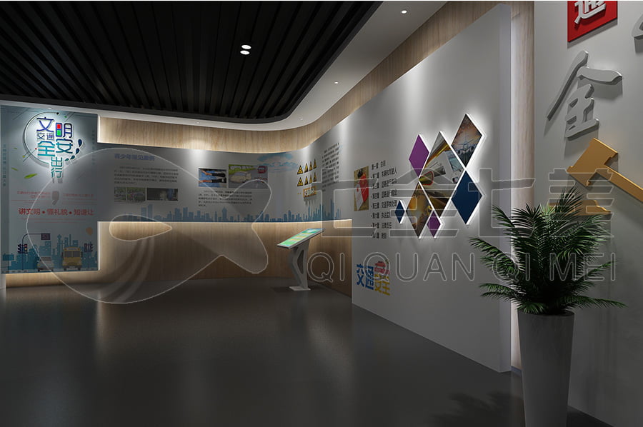 青少年法治教育展館，法治文化教育基地設備，法院法治示范基地設計平面圖