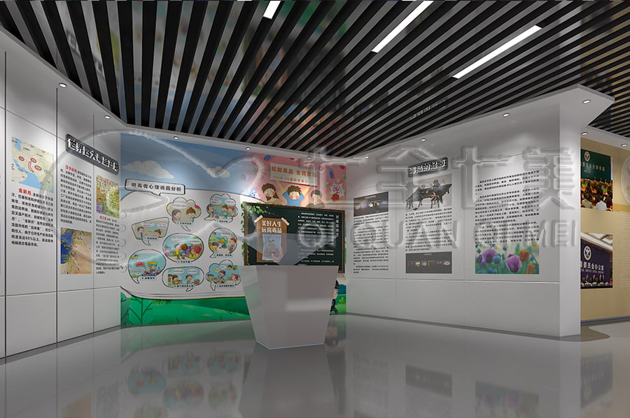 禁毒基地建設(shè)，智慧禁毒防艾基地實施方案，禁毒防艾主題展廳方案