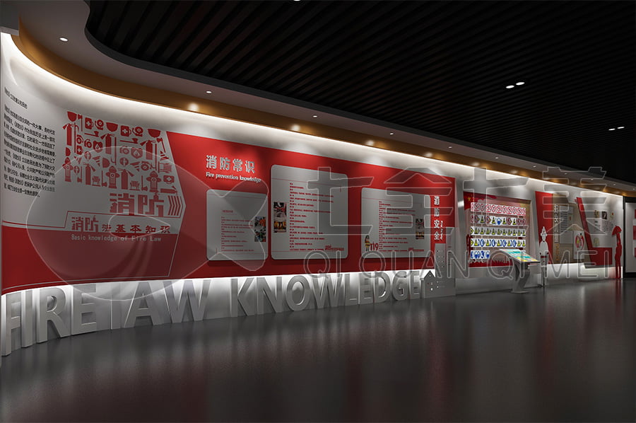 未成年法治教育基地，法制宣傳平臺產(chǎn)品，法院法制主題展廳設計平面圖