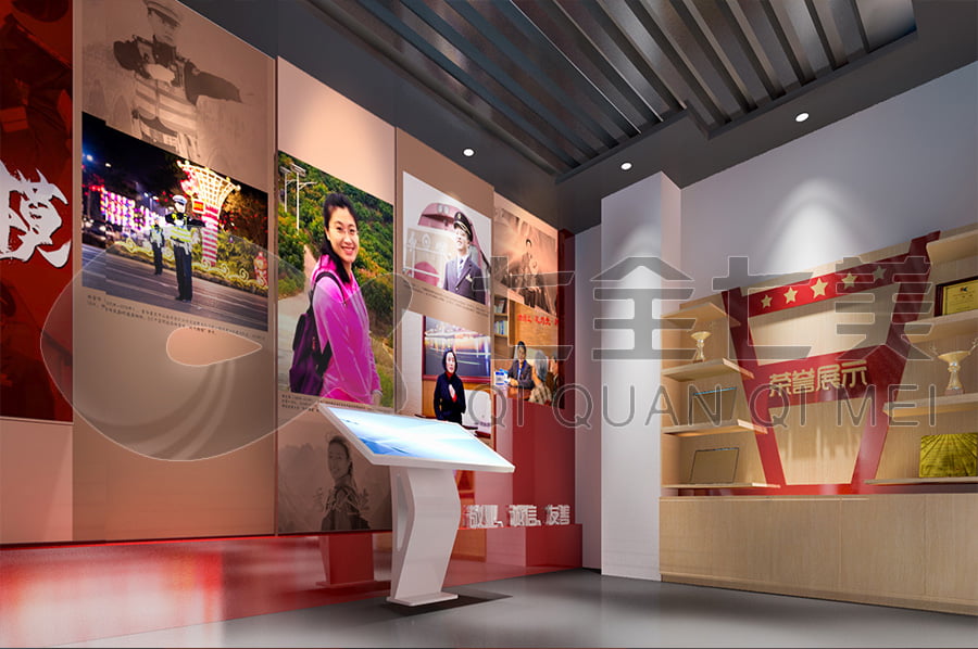 廉政教育基地，黨風(fēng)廉政宣傳平臺(tái)效果圖設(shè)計(jì)，廉政展廳設(shè)計(jì)施工